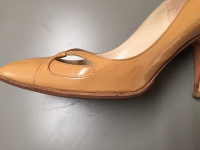 エナメルパンプス黒ずみ３_施工後