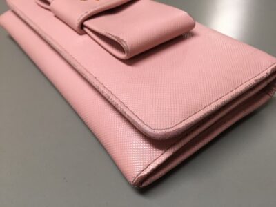 PRADA財布サイド２_施工前