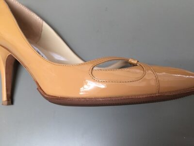 エナメルパンプス黒ずみ２_施工後