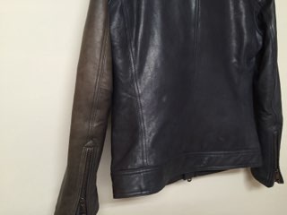 革ジャン施工前5