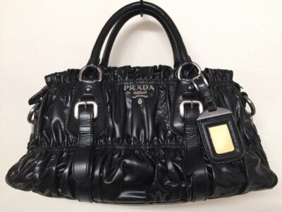 エナメルバッグのカラーチェンジ_修理後