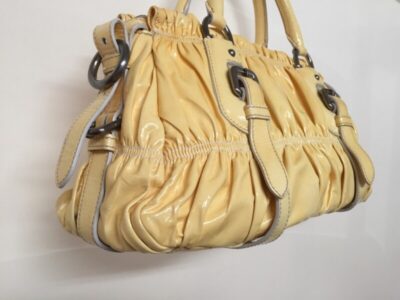 エナメルバッグのカラーチェンジ_修理前2