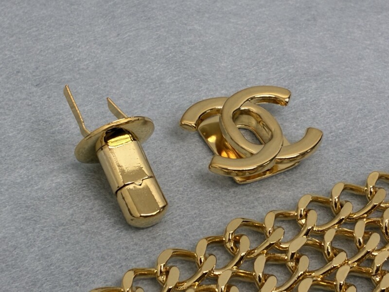 シャネル_留め具_メッキ_修理後