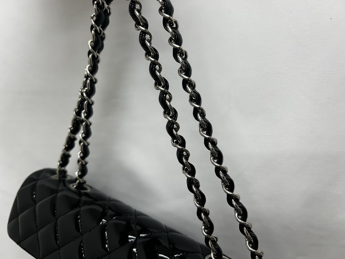 CHANELエナメルバッグ修理後(チェーン)