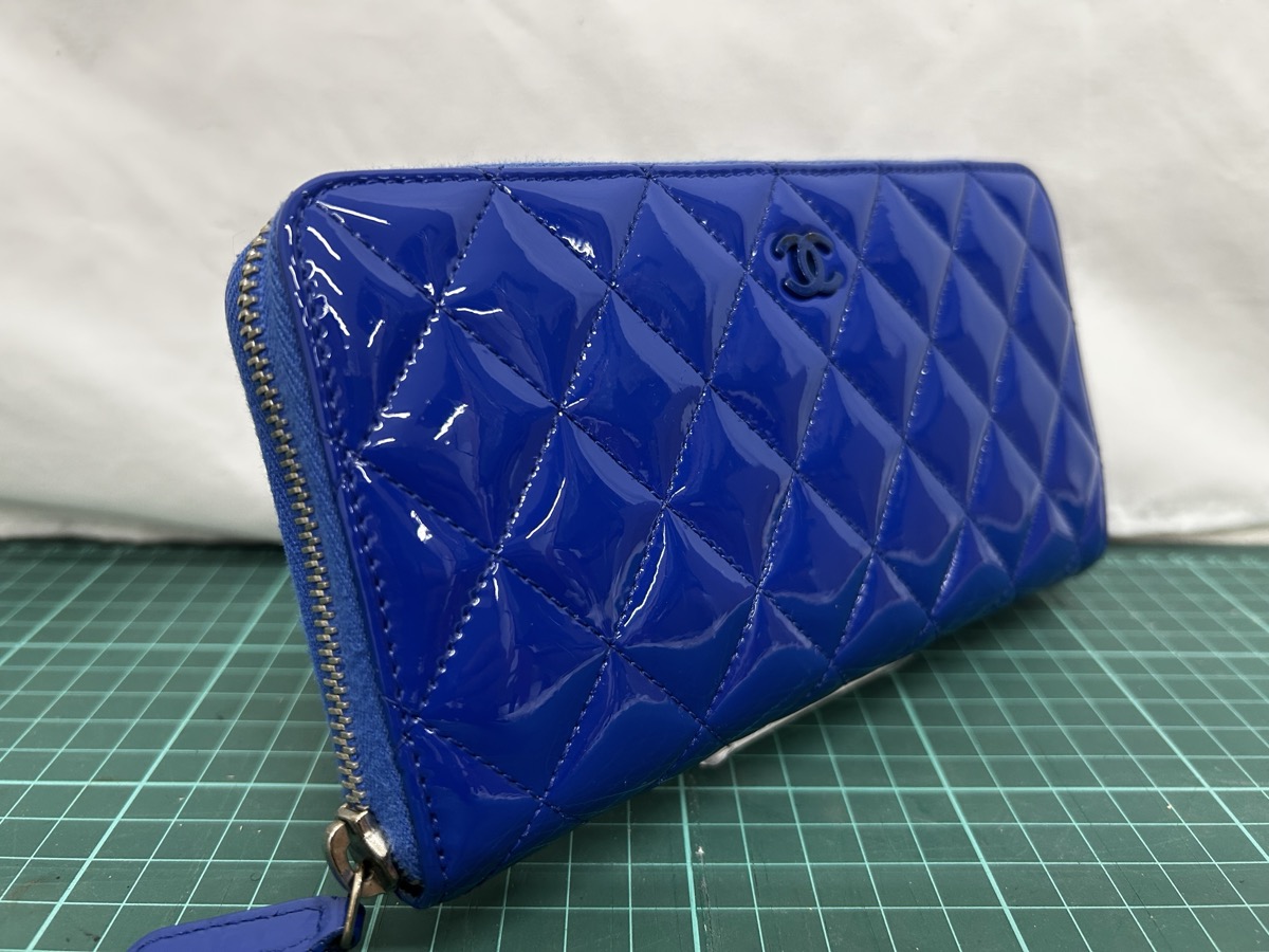 シャネル_マトラッセ_財布_正面左_修理後