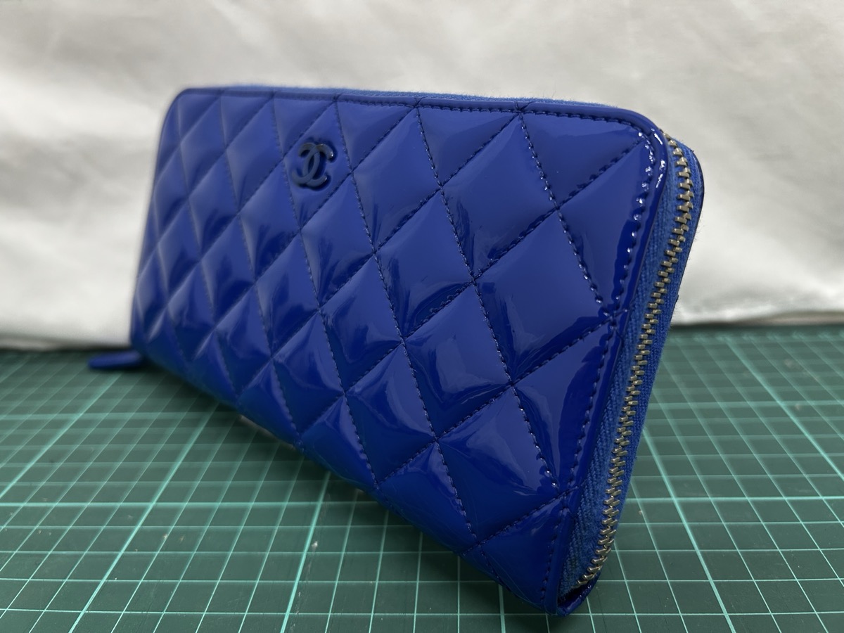シャネル_マトラッセ_財布_正面右_修理後