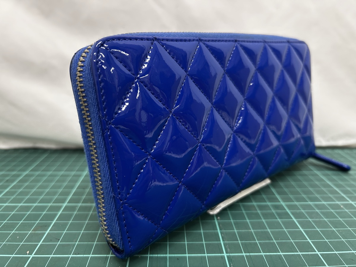 シャネル_マトラッセ_財布_背面左_修理後