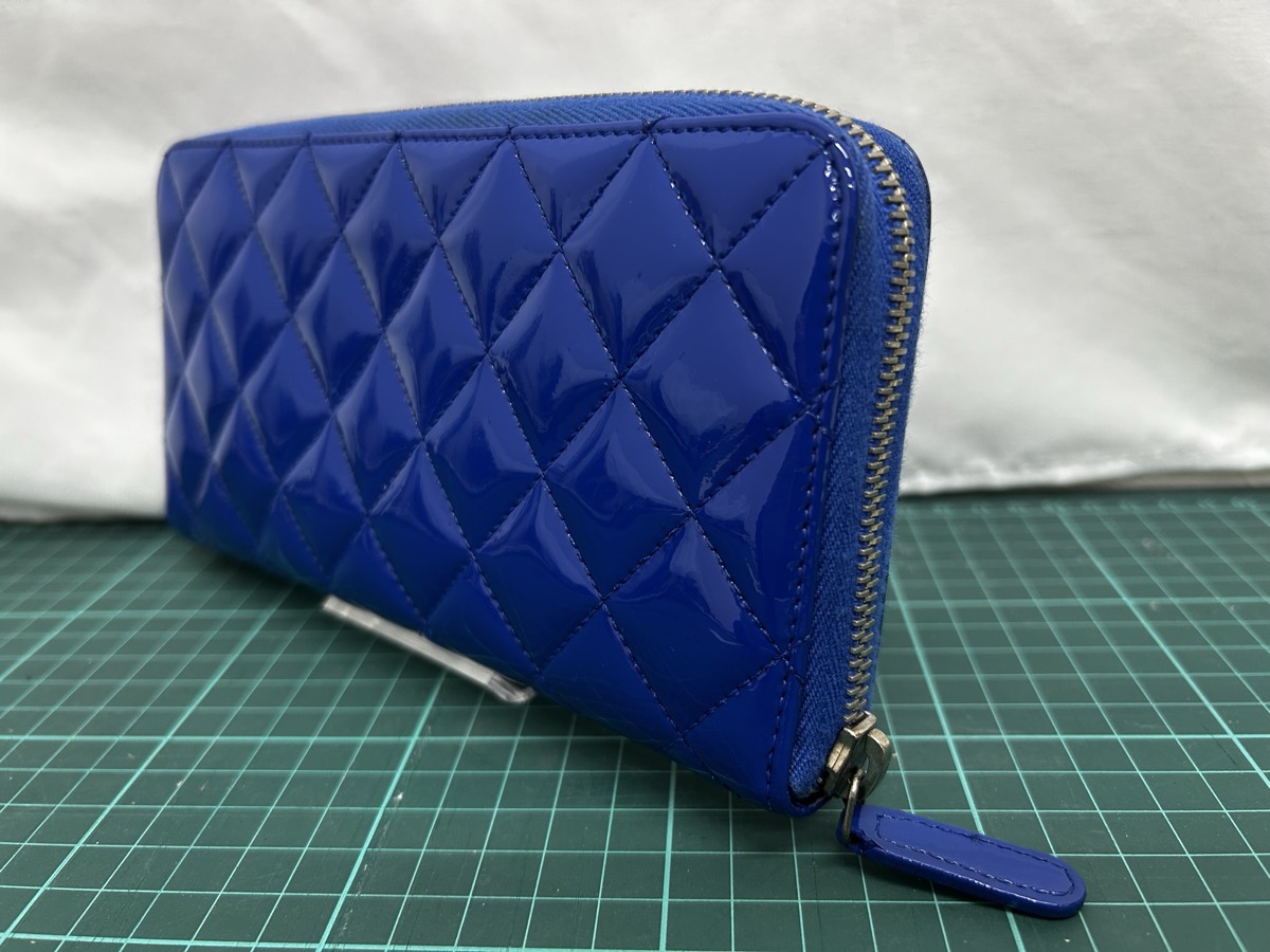 シャネル_マトラッセ_財布_背面右_修理後