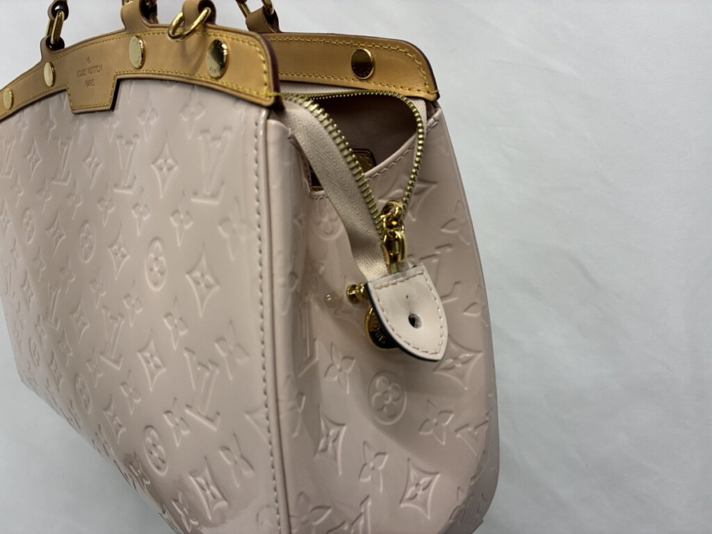 ルイヴィトン ヴェルニ ブレアMM リカラー修理後 ファスナー部分
