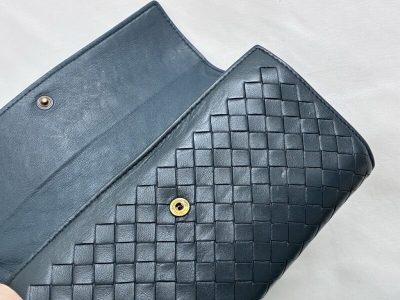 ボッテガ_長財布_修理後_開いた部分