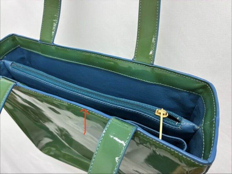 シャネル_トートバッグ_修理前_内側